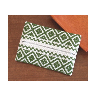 ティッシュケース（ベージュ)