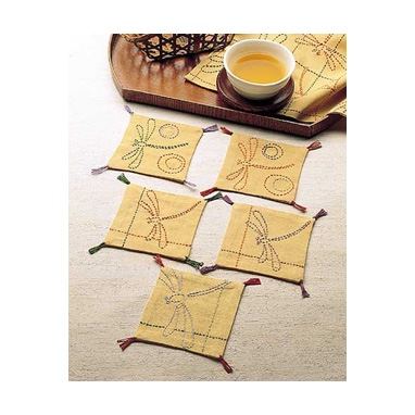 コースター茜とんぼ（からし)