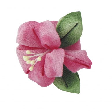 ハイビスカスのブローチ