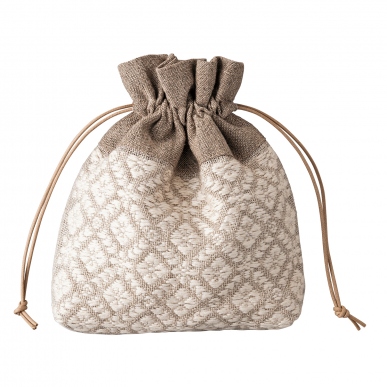 巾着ポーチ 雪見草