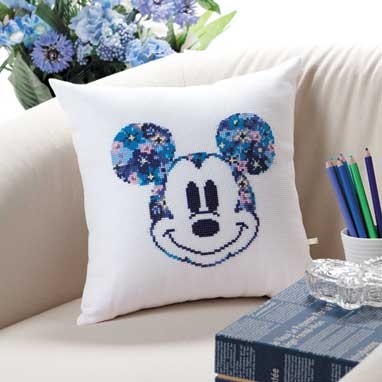ミニクッション（ミッキーマウス）