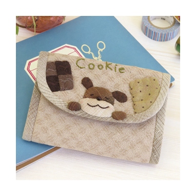 クッキー大好きわんこのカードケース