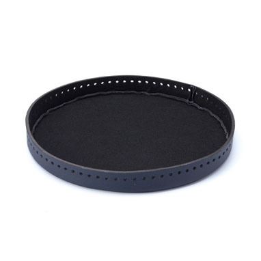 AB-701 編み付けバッグ底　円形　大・紺