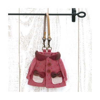 ミニチュアコートのキーケース（リボン）