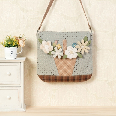 花かごのショルダーポシェット