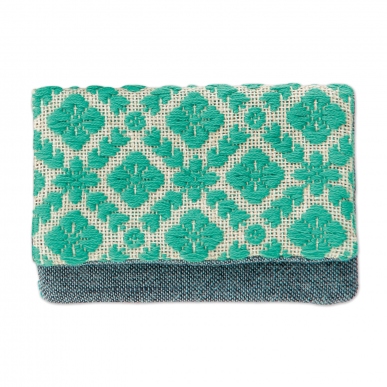 カード入れ　翡翠色