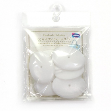 くるみボタン　チャームタイプ