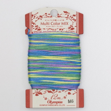 25番刺しゅう糸　マルチカラーミックス
