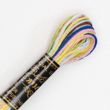 25番刺しゅう糸 12色カラフル