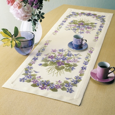 スミレのテーブルセンター