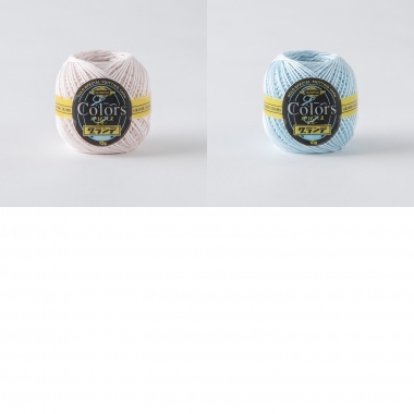 エミーグランデ＜カラーズ＞10g玉巻　100番・351番 各2玉使用