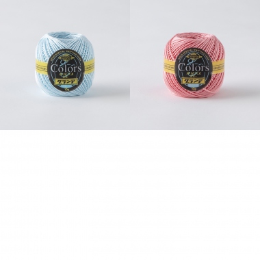 エミーグランデ＜カラーズ＞10g玉巻　351番・117番 各3玉使用