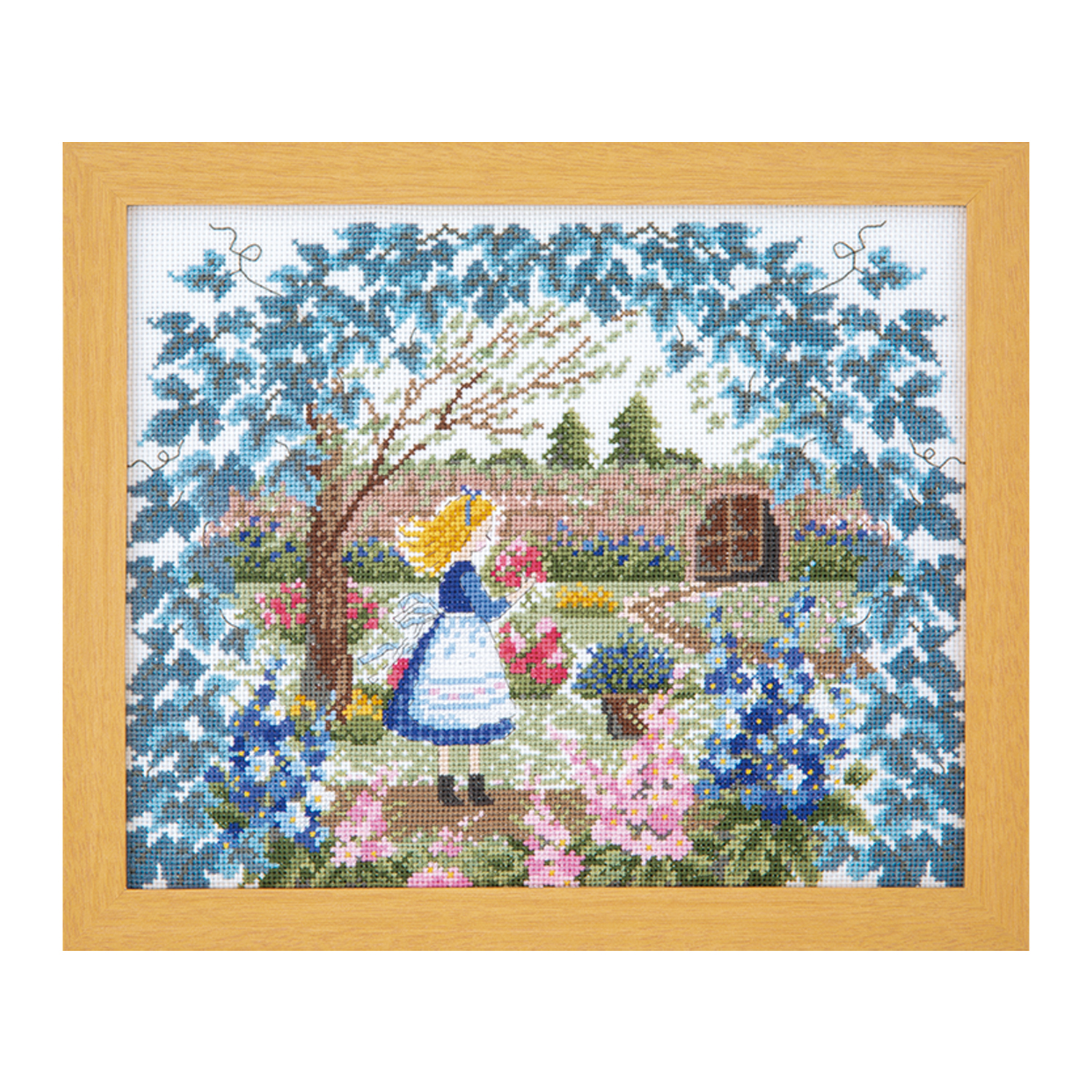 Stories of Flowers and girl, Embroidery, Products information 